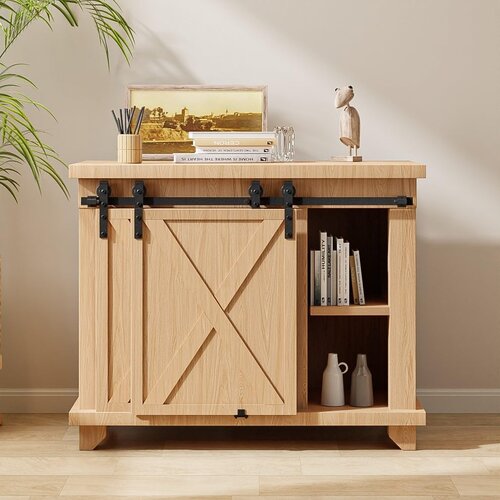 BONIKLUBA 122 cm Mini komplet vodil za dvojna drsna vrata Slike