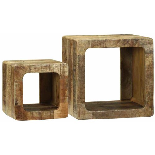 TV Jedinice 2 pcs Smeđa 36 x 30 x 36 cm Čvrsto drvo manga Cijene