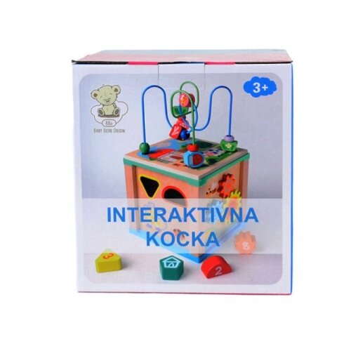 Bbo drvena igracka interaktivna kocka ( GB-079 ) Slike