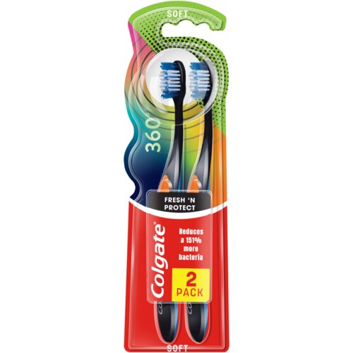 Colgate 360 Fresh and protect četkica za zube 2kom Cene