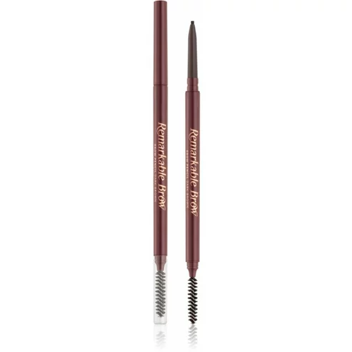 ZOEVA Remarkable Brow samodejni svinčnik za obrvi odtenek Dark Brown 0,09 g