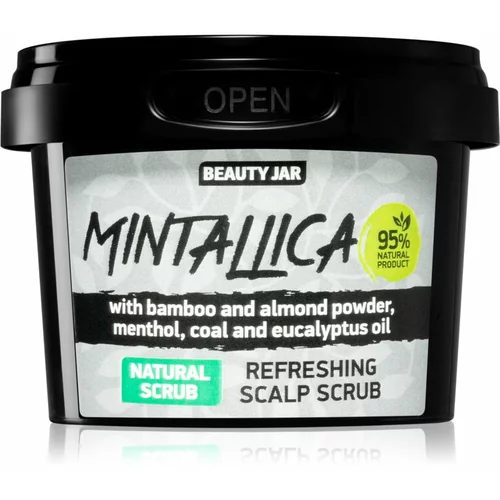 Beauty Jar Mintallica čistilni piling za lase in lasišče 100 g