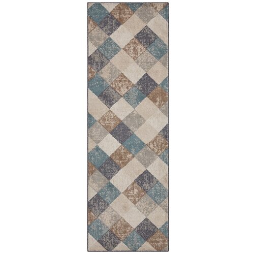 Hanse Home Modro-bež tekač 200x80 cm Terrain - Hanse Home Cene