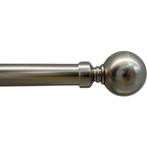 Luance razvlačna garnišna set 120-210cm ball finial srebrna Slike