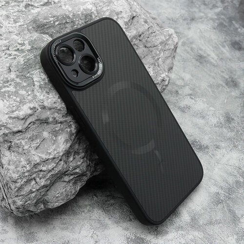  Maska CARBON MagSafe za iPhone 13/ crna Slike