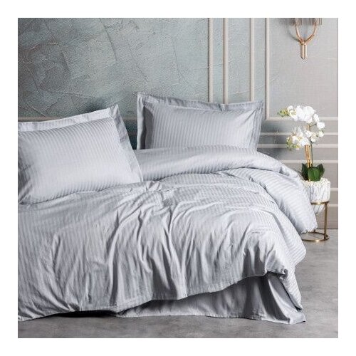 DEKOR DOM Set posteljine CB Elegant stripe, Sivi Cene