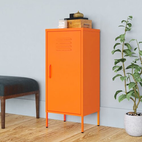 vidaXL Omara za shranjevanje oranžna 42,5x35x101,5 cm jeklo Cene