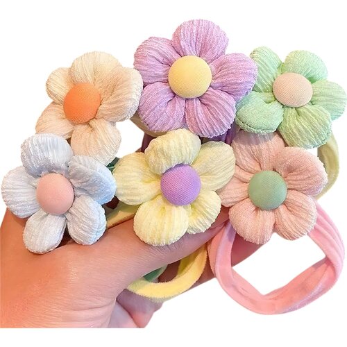IZMAEL Dječje gumice za kosu Flower - Vi&scaron;ebojni / 6kom Cijene