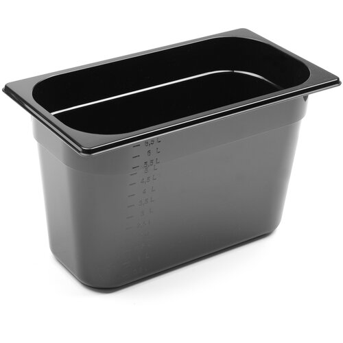 Hendi gn 1/3 catering posoda iz črnega polikarbonata 325x176x200mm 7,8L 862506, (21384215) Cene