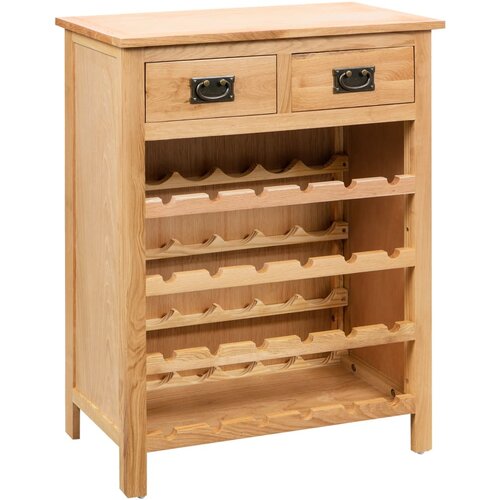 Ormarić za vino 72 x 32 x 90 cm od masivne hrastovine Cene