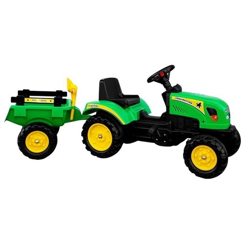 Traktor na pedale s prikolicom Branson zeleni Cijene