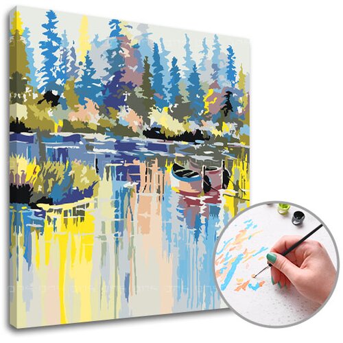 Artmie Slikanje po brojevima TABLE U TRCI | 50k50 cm - bez rama Cene