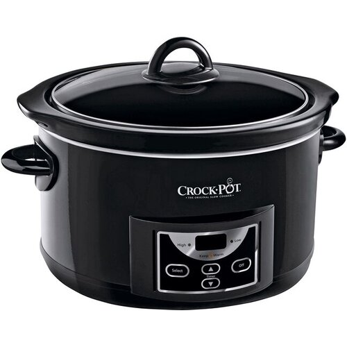 Crockpot crock pot aparat za sporo kuhanje crni digitalni 4,7 l Cene