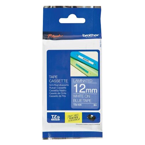 Brother Trak TZE-535 (bela-modra), original Cene