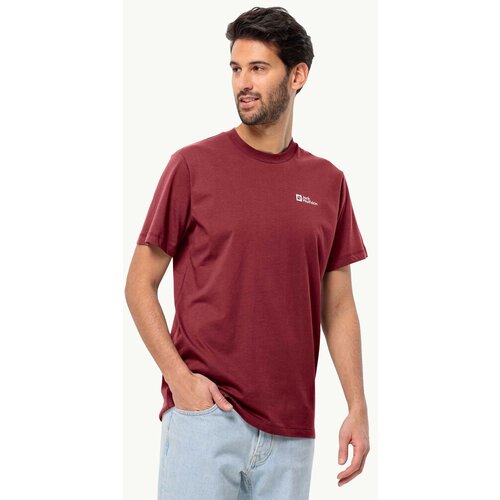 Jack Wolfskin Mu&amp;scaron;ka majica ESSENTIAL T M T-shirt, Crvena Slike