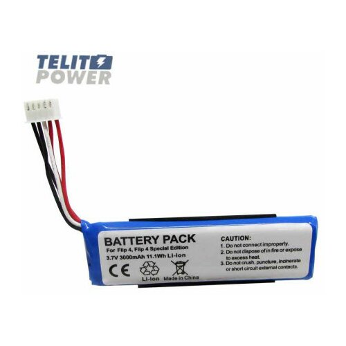 TelitPower baterija Li-Ion 3.7v 3000mAh za JBL bežične zvučnike Flip 4 i Flip 4 specijalne edicije GSP872693 01 ( 3659 ) Cene