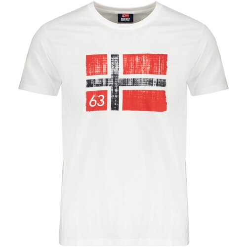 Norway 1963 MEN&amp;amp;#39;S WHITE SHORT SLEEVE T-SHIRT Slike