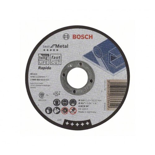 Bosch rezna ploča 115x1,0MM za METAL Cijene
