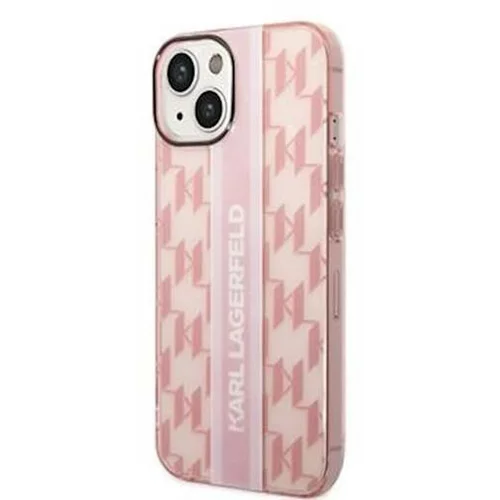 Karl Lagerfeld ovitek Mono Iphone 14 Pink KLHCP14SHKLSPCP