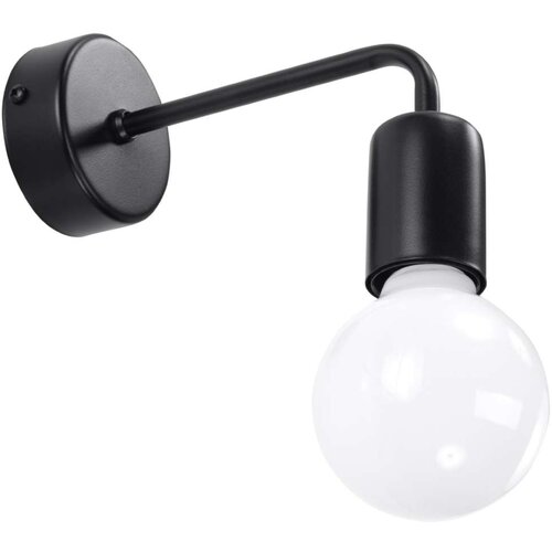  Sollux SL.0306 - Zidna svetiljka DUOMO 1xE27/60W/230V crna Cene