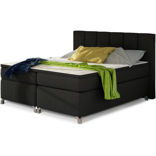 ELTAP Boxspring krevet Basilio s LED rasvjetom i prostorom za pohranu-140x200-Sawana 14 Cijene