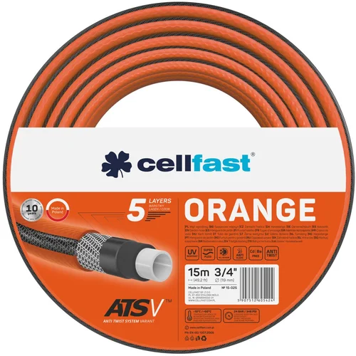  CELL-FAST VRTNO CRIJEVO ORANGE 3/4 15M