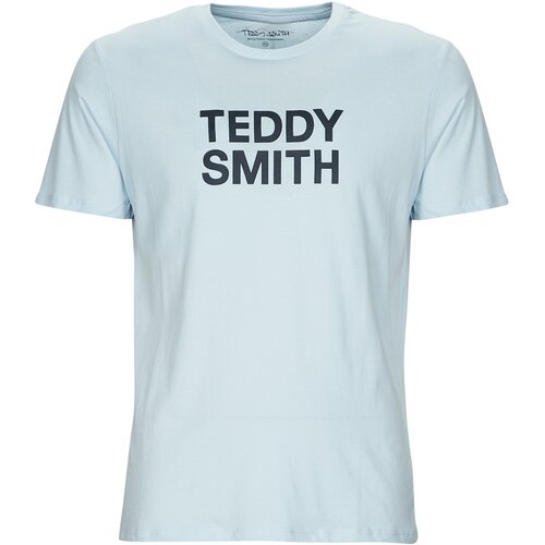 Teddy Smith Majice s kratkimi rokavi TICLASS BASIC MC Modra Slike