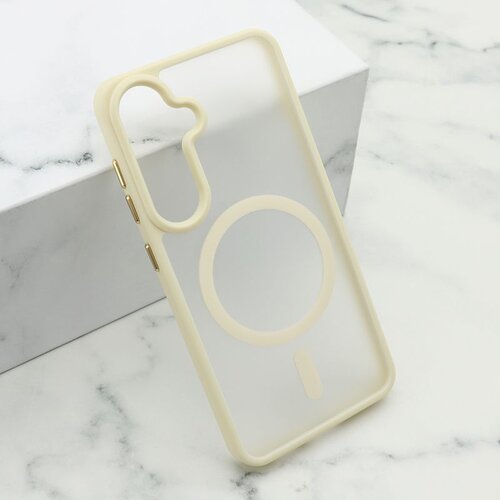 Maska silky magsafe za samsung S921B galaxy S24 5G/ žuta Slike