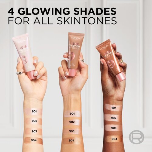 L&amp;acute;Or&amp;eacute;al Paris L&amp;rsquo;Or&amp;eacute;al Paris Lumi Glotion tečni puder za nagla&amp;scaron;avanje sjaja 904 Deep Glow Slike