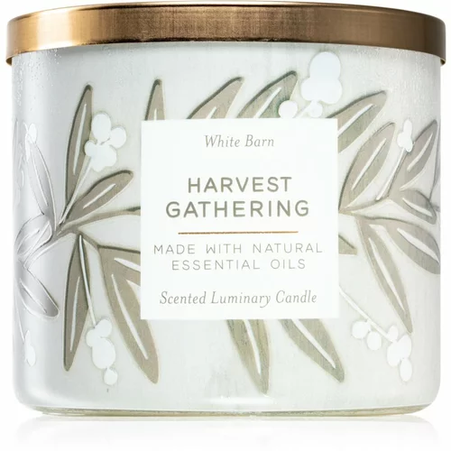 Bath & Body Works Harvest Gathering mirisna svijeća s esencijalnim uljem 411 g