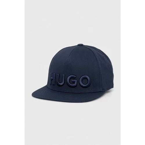 Hugo Kapa sa šiltom boja: tamno plava, s aplikacijom