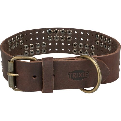 Trixie ogrlica za pse Rivet kožna XL 55-65 cm/40 mm smeđa Cijene