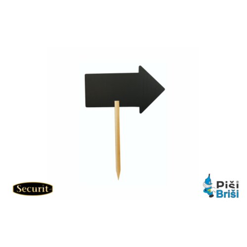  ČRNA TABLA - zapična Securit® Silhouette Stick - puščica Cene