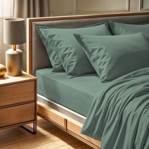  tonne mixte - lola green ranforce single fitted sheet (de) Cene