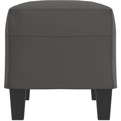 VidaXL Klupa siva 70 x 35 x 41 cm od umjetne kože Slike