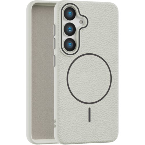  leather grip magsafe maska za samsung galaxy S25 plus - bela Cene