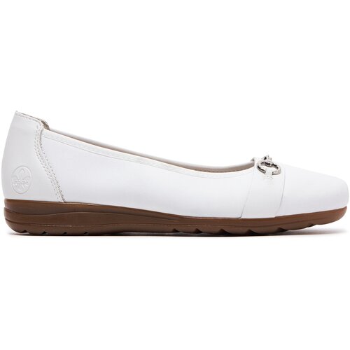 Rieker Nizki čevlji L9360-80 White Cene