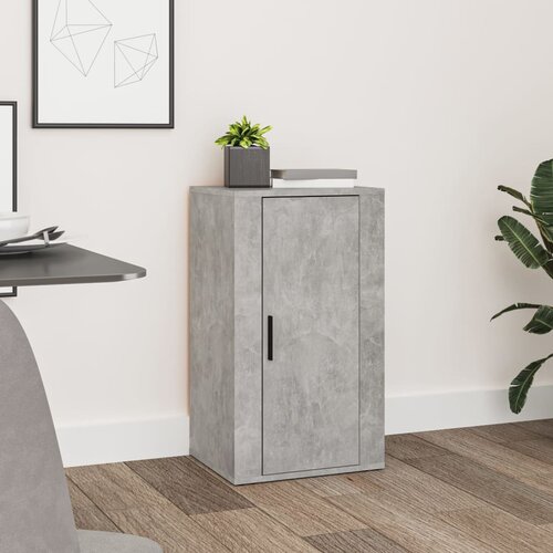  Komoda siva boja betona 40 x 33 x 70 cm od konstruiranog drva Cijene