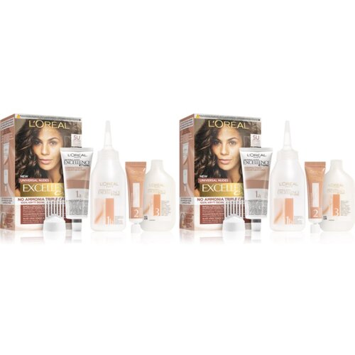 L&amp;acute;Or&amp;eacute;al Paris Excellence Universal Nudes set odtenek 5U Slike