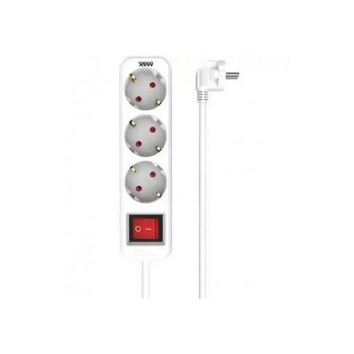 Max produžni kabel s prekidačem MPS-103S-1.4M, 3 utičnice 1.4 m, bijela Cijene