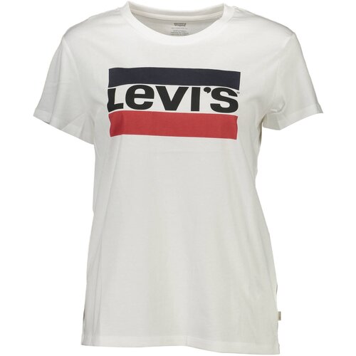 LEVI&amp;amp;#039;S LEVI&amp;amp;#39;S WHITE WOMAN SHORT SLEEVE T-SHIRT Slike