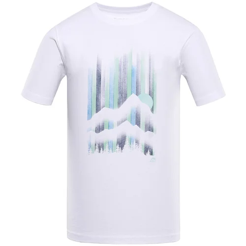 Alpine pro Men's organic cotton T-shirt EKK white pc variant