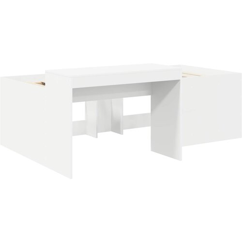  Krevet s Tunnels 3 kom. Bijela i plava Konstruirano drvo Smeđa 100 x 203 cm Slike