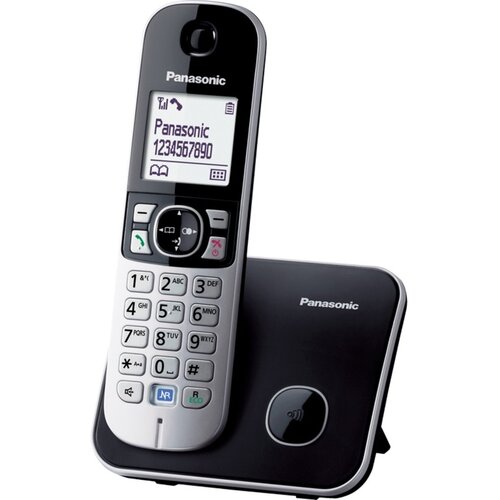 Panasonic telefon bežični, DECT, 1,8" LCD zaslon, spikerfon, KX-TG6811FXB Cene