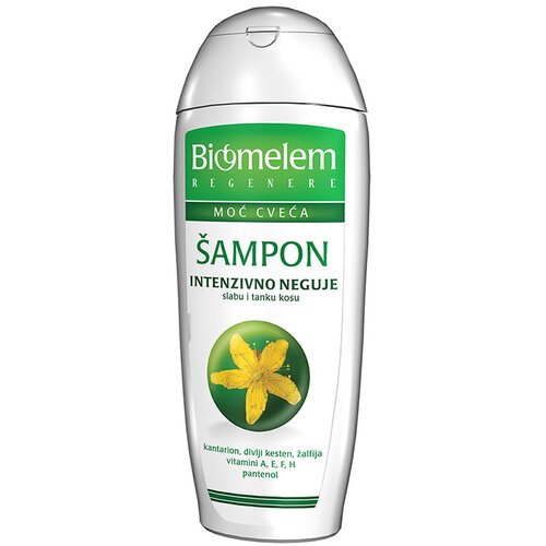 Biomelem šampon moć cveća intezivno neguje 222ml 83278 Slike