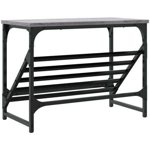 VidaXL stalak za cipele boja hrasta 60x30x45 cm konstruirano drvo Slike