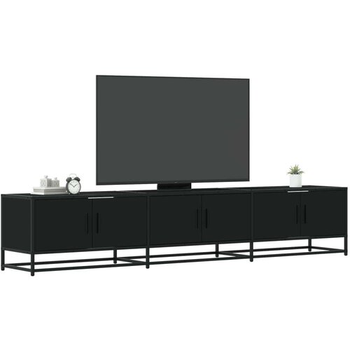 vidaXL TV ormarić crni 210 x 35 x 41 cm od konstruiranog drva Cijene