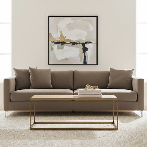 Premier Housewares Rjava/v naravni barvi klubska mizica z mizno plo&amp;scaron;čo v hrastovem dekorju 40x120 cm Grenoble &amp;ndash; Slike