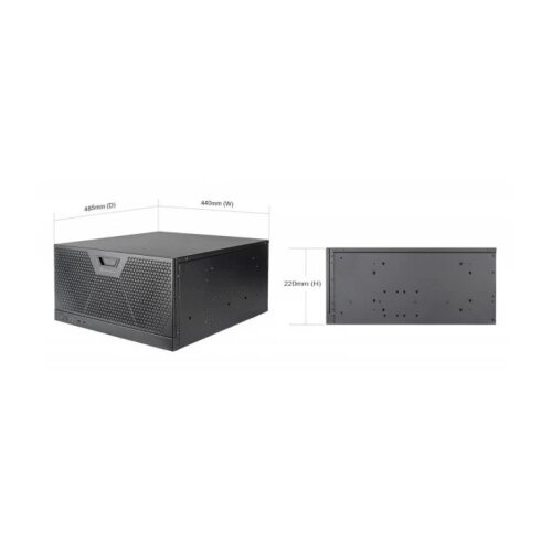Silverstone RM51 Rack Black Slike