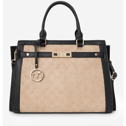 Kesi Large Classic Handbag NOBO Beige & Black Slike
